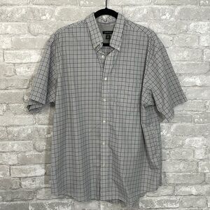 Van Heusen grey Plaid Button Down Shirt
